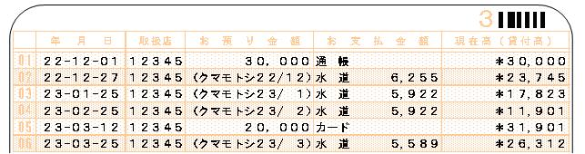 通帳